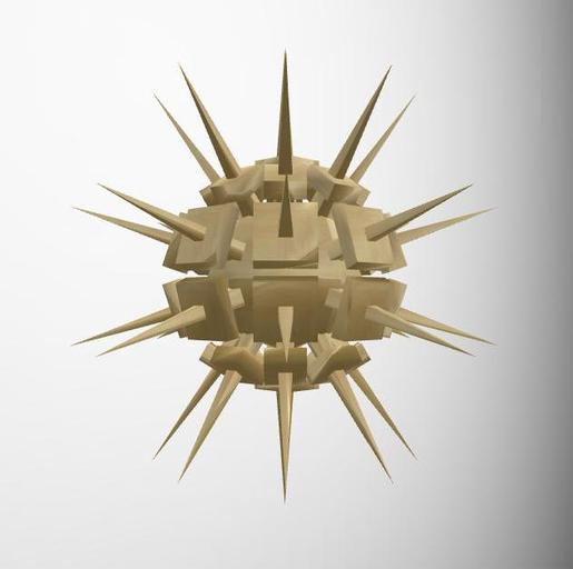 Sculpted Spike Sphere - SALE!