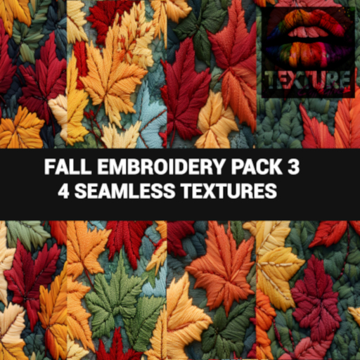 Texture Collectives - Fall Embroidery Pack 3