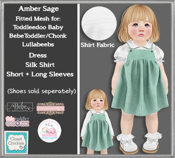 *CC* Amber Sage FITTED {LB/TDB/BEBE/Chonk}