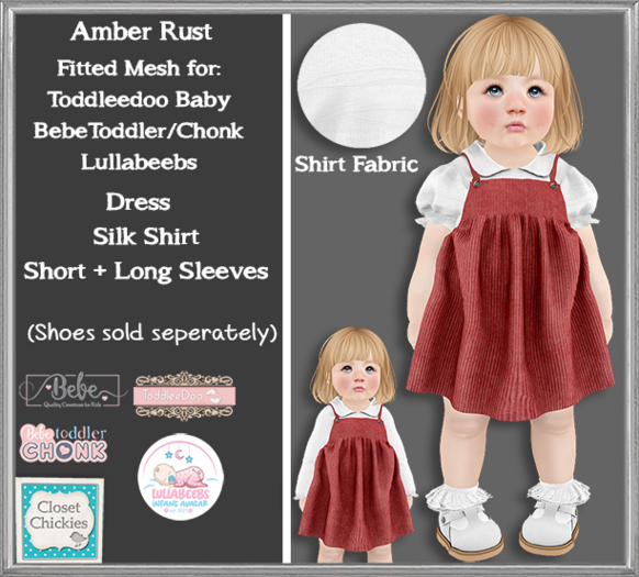 *CC* Amber Rust FITTED {LB/TDB/BEBE/Chonk}