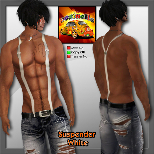 Coxi - Suspender white male