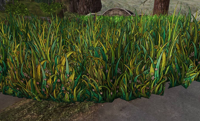 Celtic cartoon grass