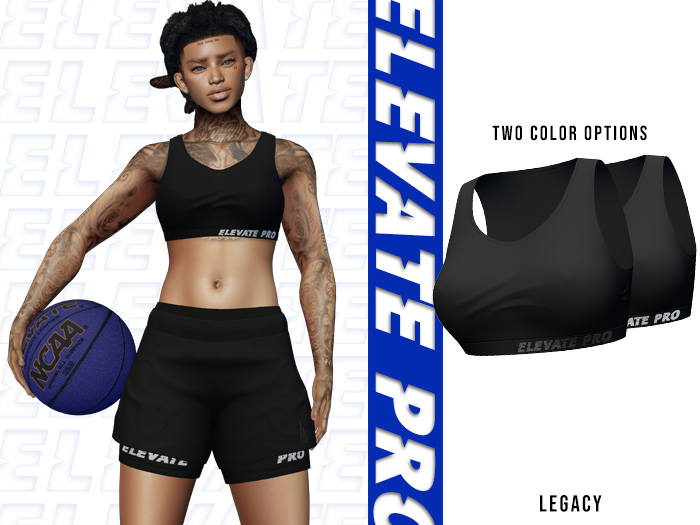 ELEVATE -  AJ BRA BLACK