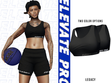 ELEVATE -  AJ BRA BLACK