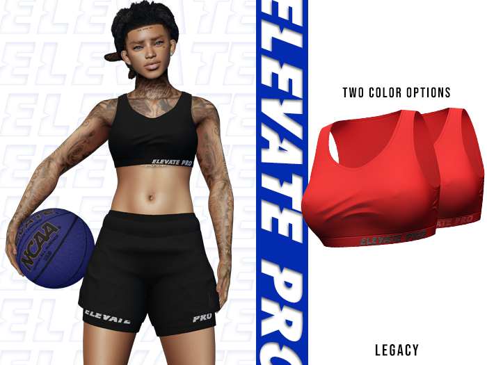 ELEVATE -  AJ BRA RED 