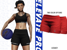 ELEVATE -  AJ SHORTS RED 