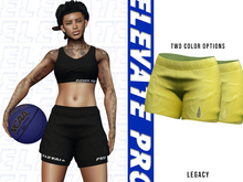 ELEVATE -  AJ SHORTS YELLOW 