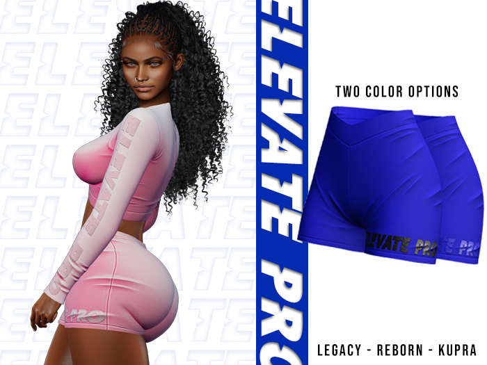 ELEVATE -  LORI SHORTS BLUE 