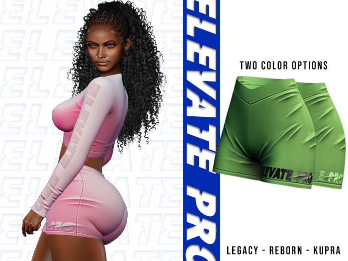 ELEVATE -  LORI SHORTS GREEN 