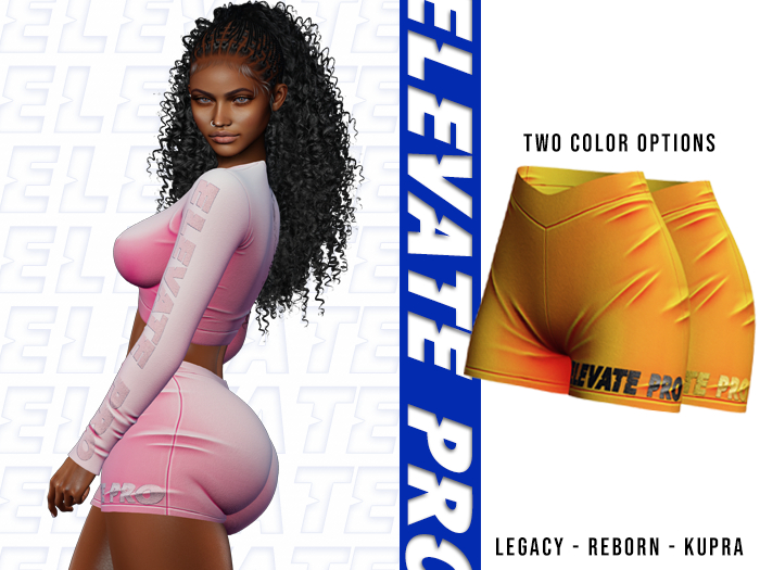 ELEVATE -  LORI SHORTS ORANGE 