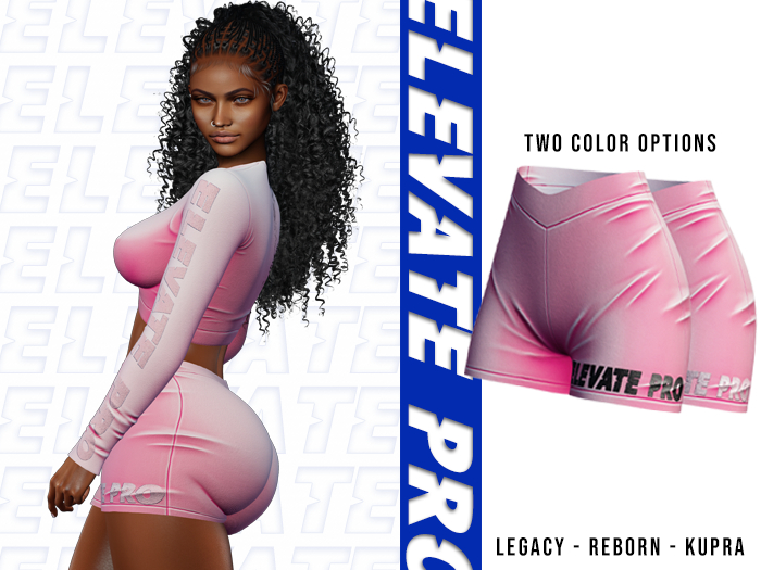 ELEVATE -  LORI SHORTS PINK 