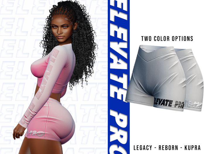 ELEVATE -  LORI SHORTS WHITE 
