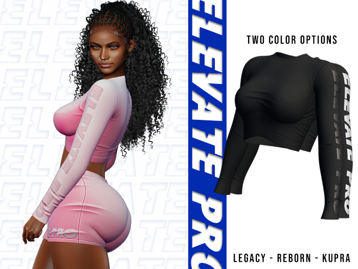 ELEVATE -  LORI TOP BLACK 