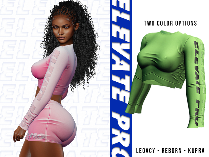 ELEVATE -  LORI TOP GREEN 