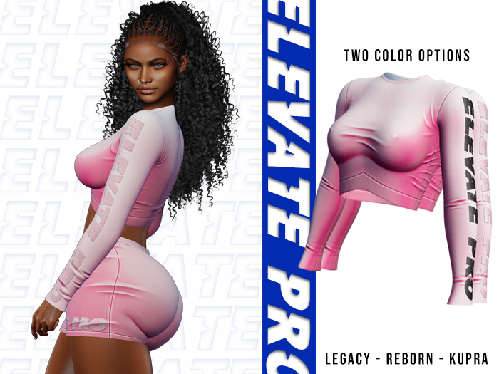 ELEVATE -  LORI TOP PINK 