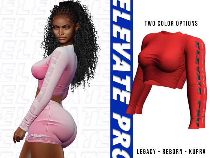 ELEVATE -  LORI TOP RED