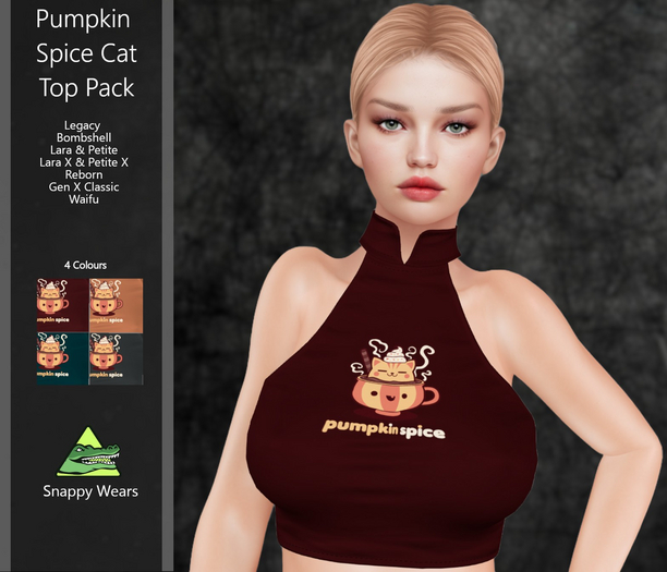 Snappy // Pumpkin Spice Cat Top Pack