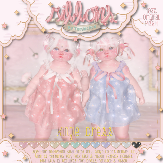 {Ribbons} Kinzie Dress - Rose {Box}