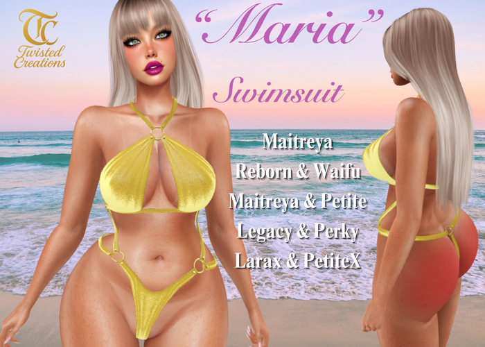TC - Maria Gold Swimwear