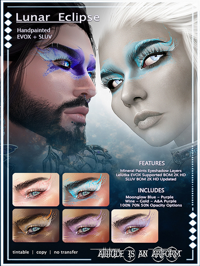 A&A Lunar Eclipse- Mineral Paints Set 1 EvoX & BoM
