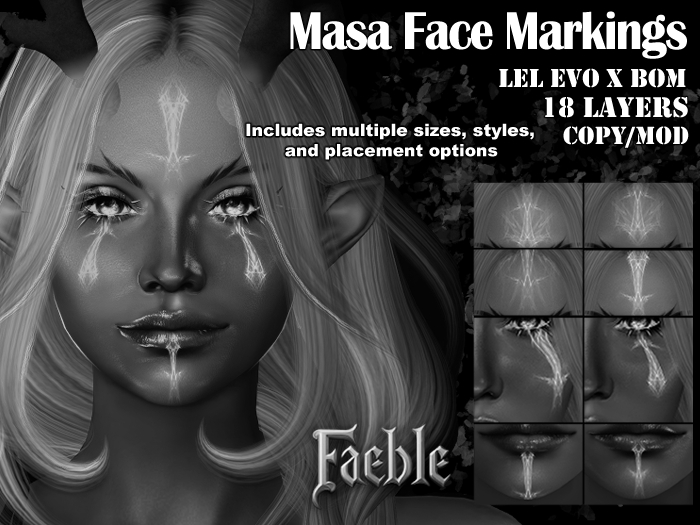 Faeble EvoX - Masa Face Markings - Demo