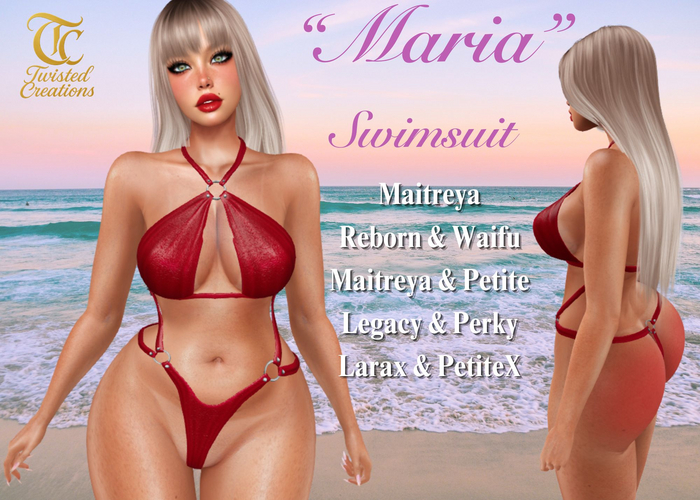 TC - Maria Red Swimsuit