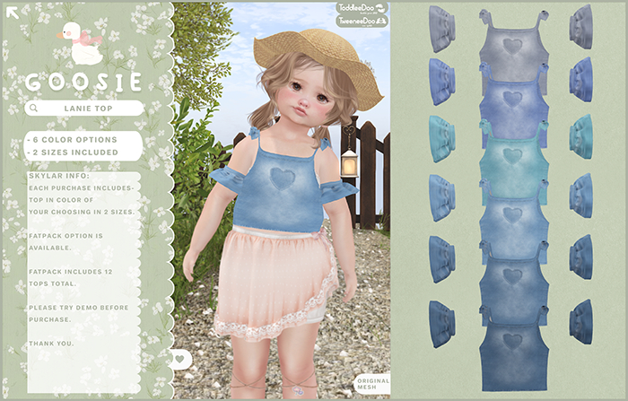 Goosie - Lanie Top - Fatpack - Unpack