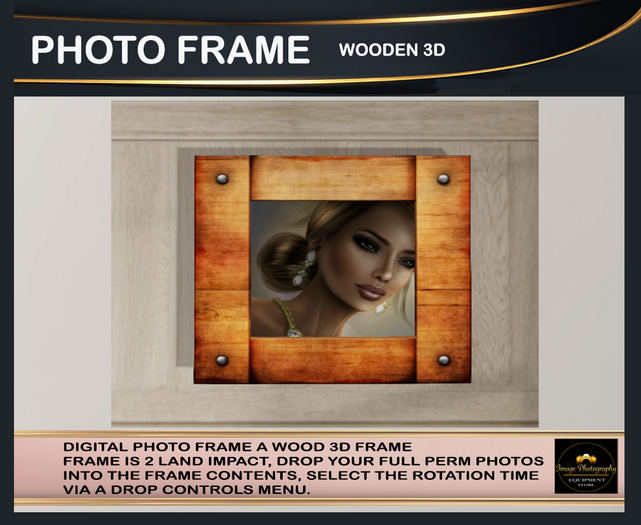 wooden frame