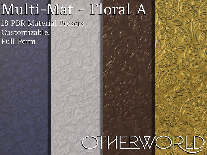 Otherworld PBR Multi-Material - Floral A CMT