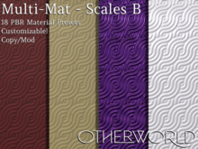 Otherworld PBR Multi-Material - Scales B CM