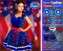 *Angelux* Neon Copihue Huasa Outfit