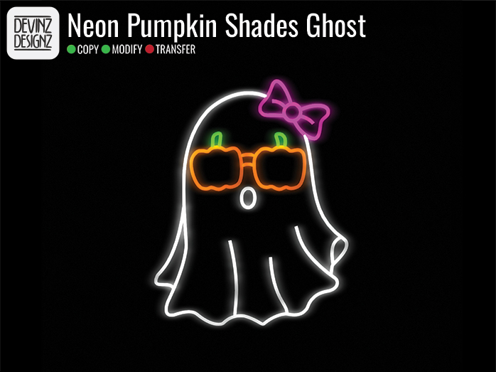 Neon - Pumpkin Shades Ghost