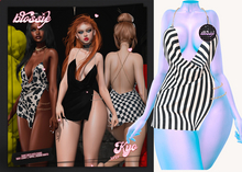 [Blossie By AB] Kyo Dress #20 BEETLEJUICE