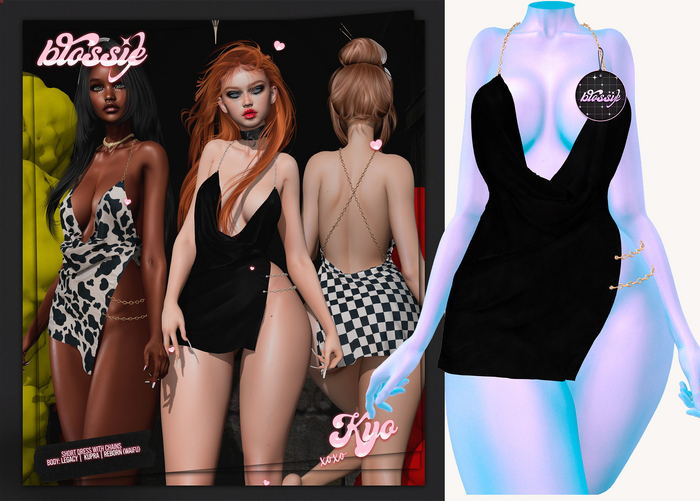 [Blossie By AB] Kyo Dress #14 BLACK