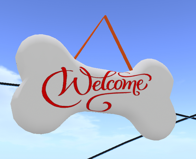 Bone Welcome Sign!