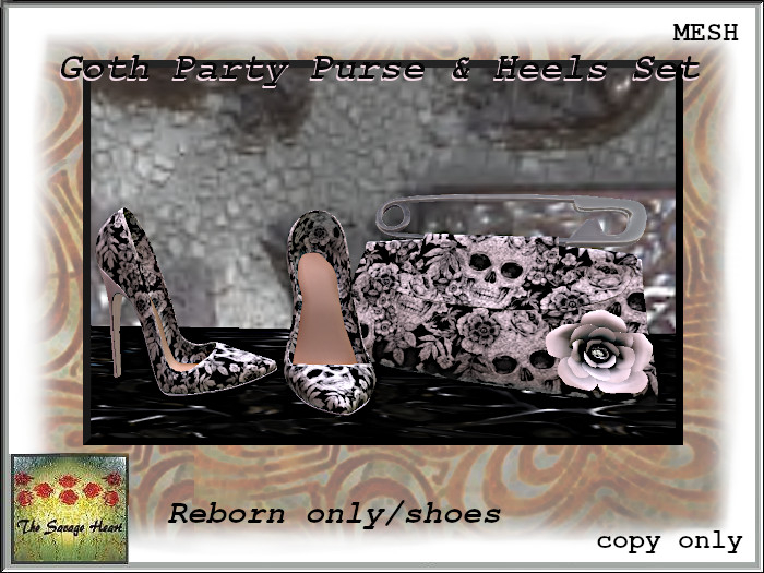 TSH Goth Party Purse & Heels