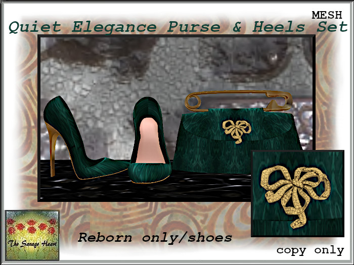 TSH Quiet Elegance Purse & Heels Reborn