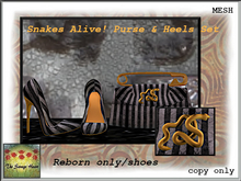 TSH Snakes Alive! Purse & Heels Reborn