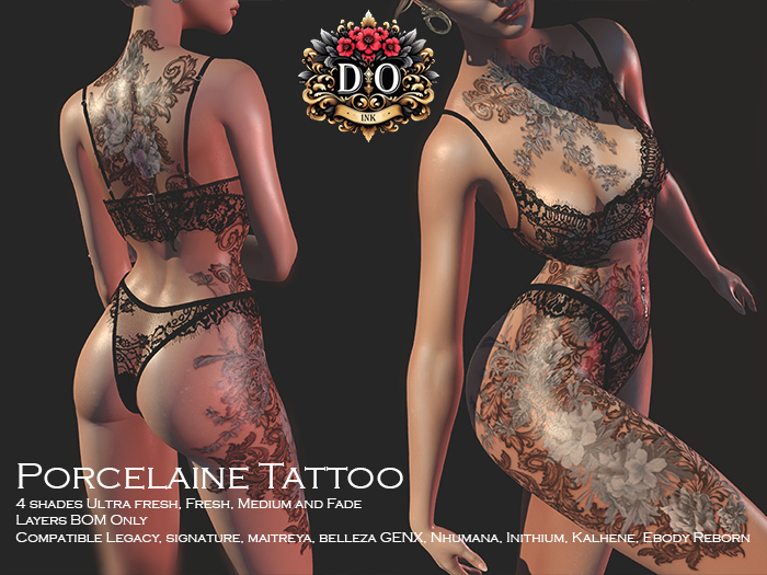 DO INK TATTOO PORCELAINE