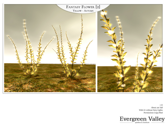 Fantasy Flowers [2] Autumn Yellow