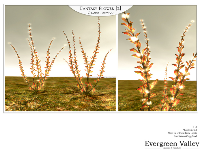 Fantasy Flowers [2] Autumn Orange