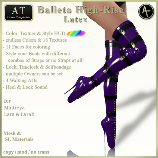 AT - Anima Temptation Balleto High-Rise Latex