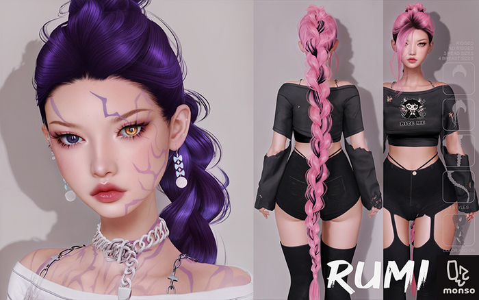 [monso] Rumi Hair (demo)