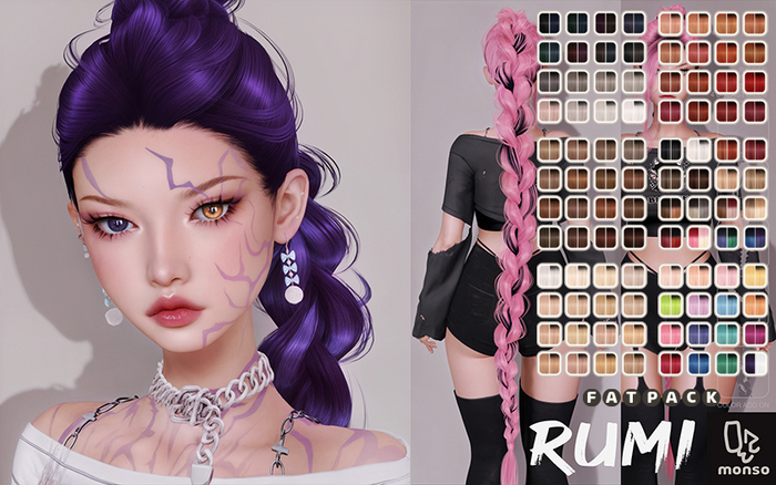 [monso] Rumi Hair /Fatpack