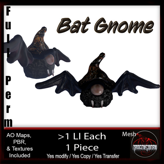 Full Perm Bat Gnome