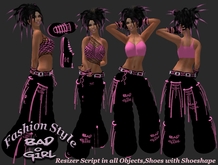 Dance-Pants Complete Outfit rosa