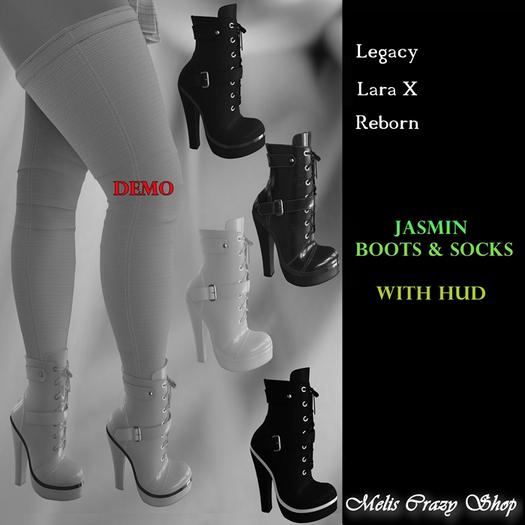 DEMO Jasmin Boots  & Socks