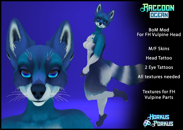 [HkPk] Raccoon for FH Vulpine - Ocean