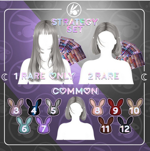 9.Hyewon Hair [red]- Strategy Set - Usagi Society