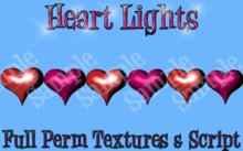 Full Perm Heart Lights - Red & Pink 
